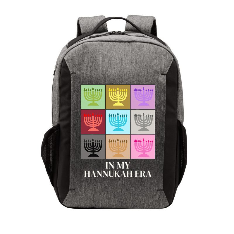 In My Hanukkah Era Ugly Jewish Xmas Funny Christmas Hanukkah  Vector Backpack
