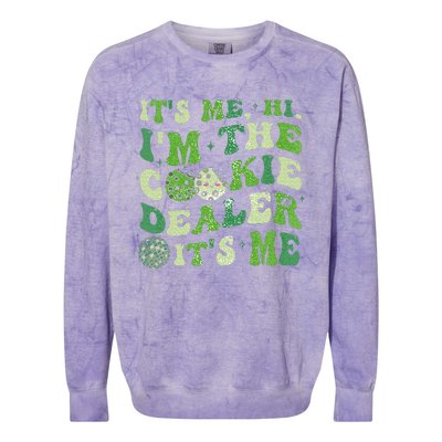 Its Me Hi Im The Cookie Dealer Scout Troop Scouting Colorblast Crewneck Sweatshirt