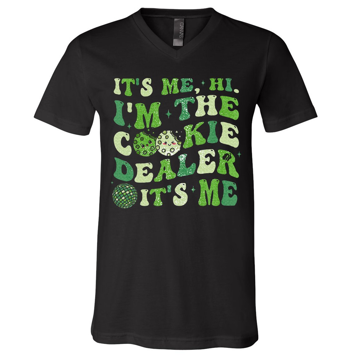 Its Me Hi Im The Cookie Dealer Scout Troop Scouting V-Neck T-Shirt