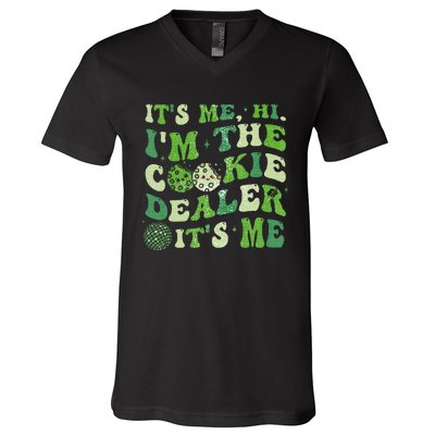 Its Me Hi Im The Cookie Dealer Scout Troop Scouting V-Neck T-Shirt