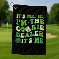 Its Me Hi Im The Cookie Dealer Scout Troop Scouting Golf Towel