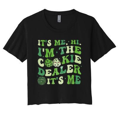 Its Me Hi Im The Cookie Dealer Scout Troop Scouting Women's Crop Top Tee