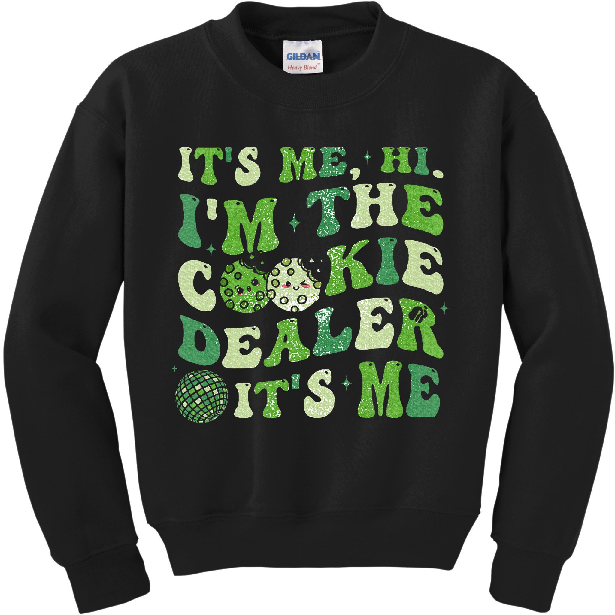 Its Me Hi Im The Cookie Dealer Scout Troop Scouting Kids Sweatshirt