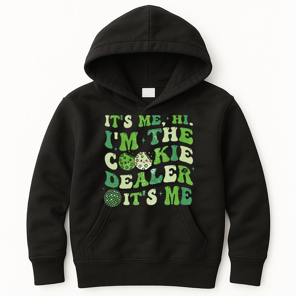 Its Me Hi Im The Cookie Dealer Scout Troop Scouting Kids Hoodie
