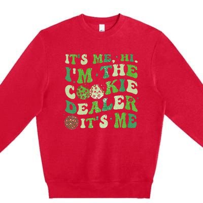 Its Me Hi Im The Cookie Dealer Scout Troop Scouting Premium Crewneck Sweatshirt