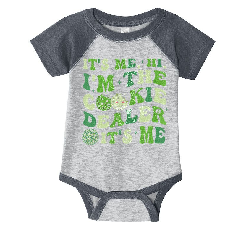 Its Me Hi Im The Cookie Dealer Scout Troop Scouting Infant Baby Jersey Bodysuit