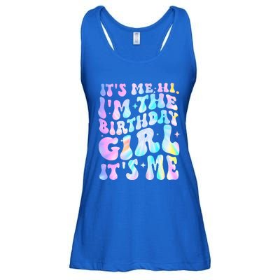 ItS Me Hi IM Birthday Girl ItS Me Groovy Ladies Essential Flowy Tank