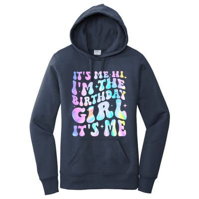 ItS Me Hi IM Birthday Girl ItS Me Groovy Women's Pullover Hoodie