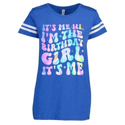 ItS Me Hi IM Birthday Girl ItS Me Groovy Enza Ladies Jersey Football T-Shirt