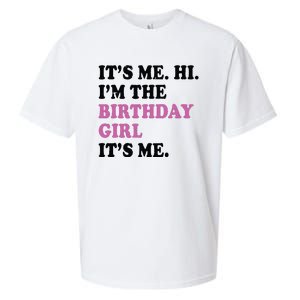 Its Me Hi Im The Birthday Girl Its Me Birthday Party Sueded Cloud Jersey T-Shirt