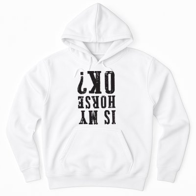 Is My Horse Ok Horseback Riding Gift For Equestrian Lover Hoodie