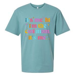 Its Me Hi Im The Cool Mom Its Me Mothers Day Cool Groovy Sueded Cloud Jersey T-Shirt