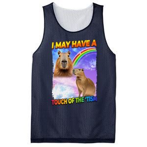 I May Have A Touch Of The Tism Mesh Reversible Basketball Jersey Tank