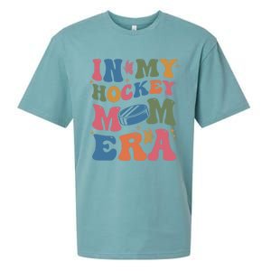 In My Hockey Mom Era Gift Sueded Cloud Jersey T-Shirt