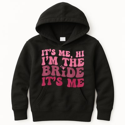 Its Me Hi Im The Bride Its Me Funny Women Bride Kids Hoodie