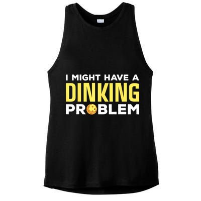 I Might Have A Drinking Problem Cool Pickleball Dink Pickleball Player Gift Ladies PosiCharge Tri-Blend Wicking Tank