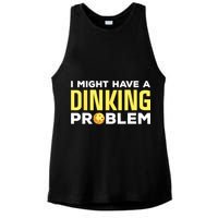 I Might Have A Drinking Problem Cool Pickleball Dink Pickleball Player Gift Ladies PosiCharge Tri-Blend Wicking Tank