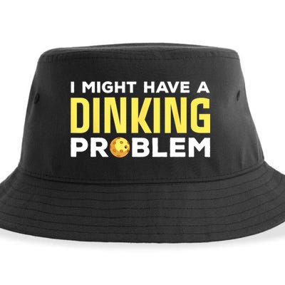 I Might Have A Drinking Problem Cool Pickleball Dink Pickleball Player Gift Sustainable Bucket Hat