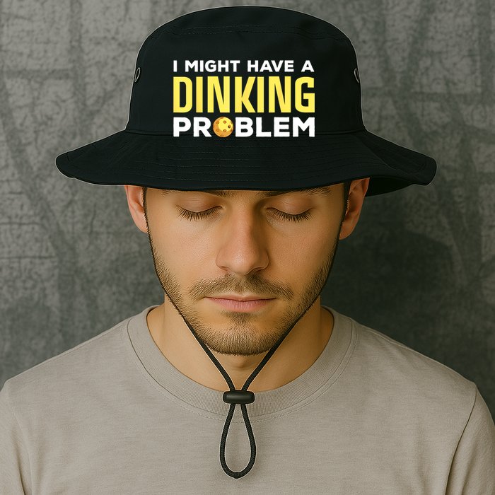 I Might Have A Drinking Problem Cool Pickleball Dink Pickleball Player Gift Bucket Hat