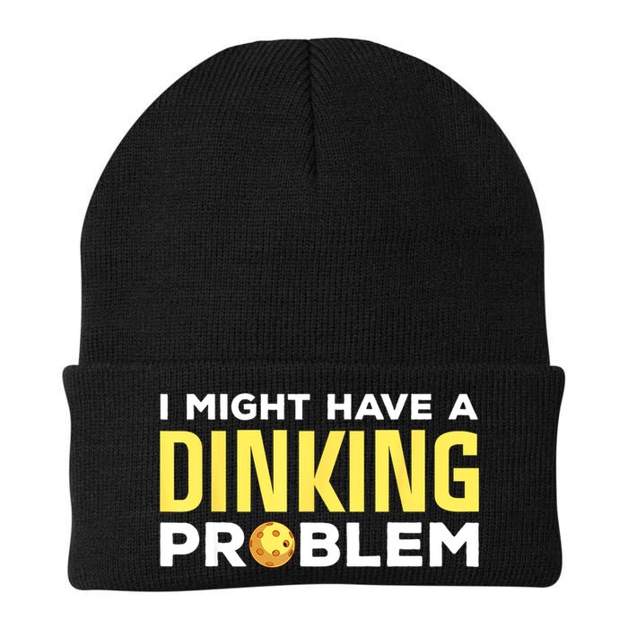 I Might Have A Drinking Problem Cool Pickleball Dink Pickleball Player Gift Beanie