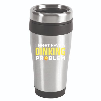 I Might Have A Drinking Problem Cool Pickleball Dink Pickleball Player Gift 16oz Travel Tumbler