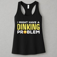 I Might Have A Drinking Problem Cool Pickleball Dink Pickleball Player Gift Womens Tank Top
