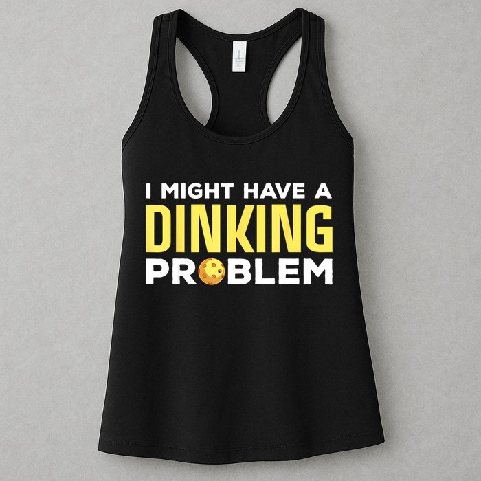 I Might Have A Drinking Problem Cool Pickleball Dink Pickleball Player Gift Womens Tank Top
