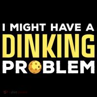I Might Have A Drinking Problem Cool Pickleball Dink Pickleball Player Gift Crop Top