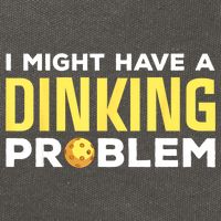 I Might Have A Drinking Problem Cool Pickleball Dink Pickleball Player Gift Cotton Canvas Backpack
