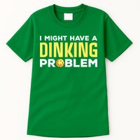 I Might Have A Drinking Problem Cool Pickleball Dink Pickleball Player Gift Tall T-Shirt