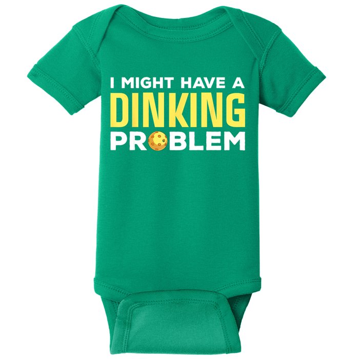 I Might Have A Drinking Problem Cool Pickleball Dink Pickleball Player Gift Baby Bodysuit