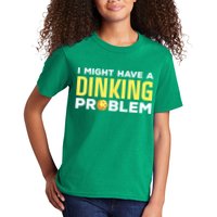 I Might Have A Drinking Problem Cool Pickleball Dink Pickleball Player Gift Kids T-Shirt
