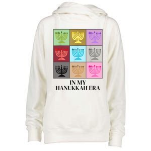 In My Hanukkah Era Ugly Jewish Xmas Funny Christmas Hanukkah Womens Funnel Neck Pullover Hood