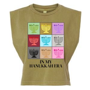 In My Hanukkah Era Ugly Jewish Xmas Funny Christmas Hanukkah Garment-Dyed Women's Muscle Tee