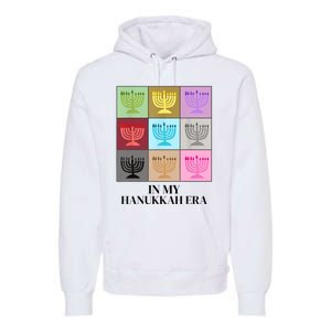 In My Hanukkah Era Ugly Jewish Xmas Funny Christmas Hanukkah Premium Hoodie