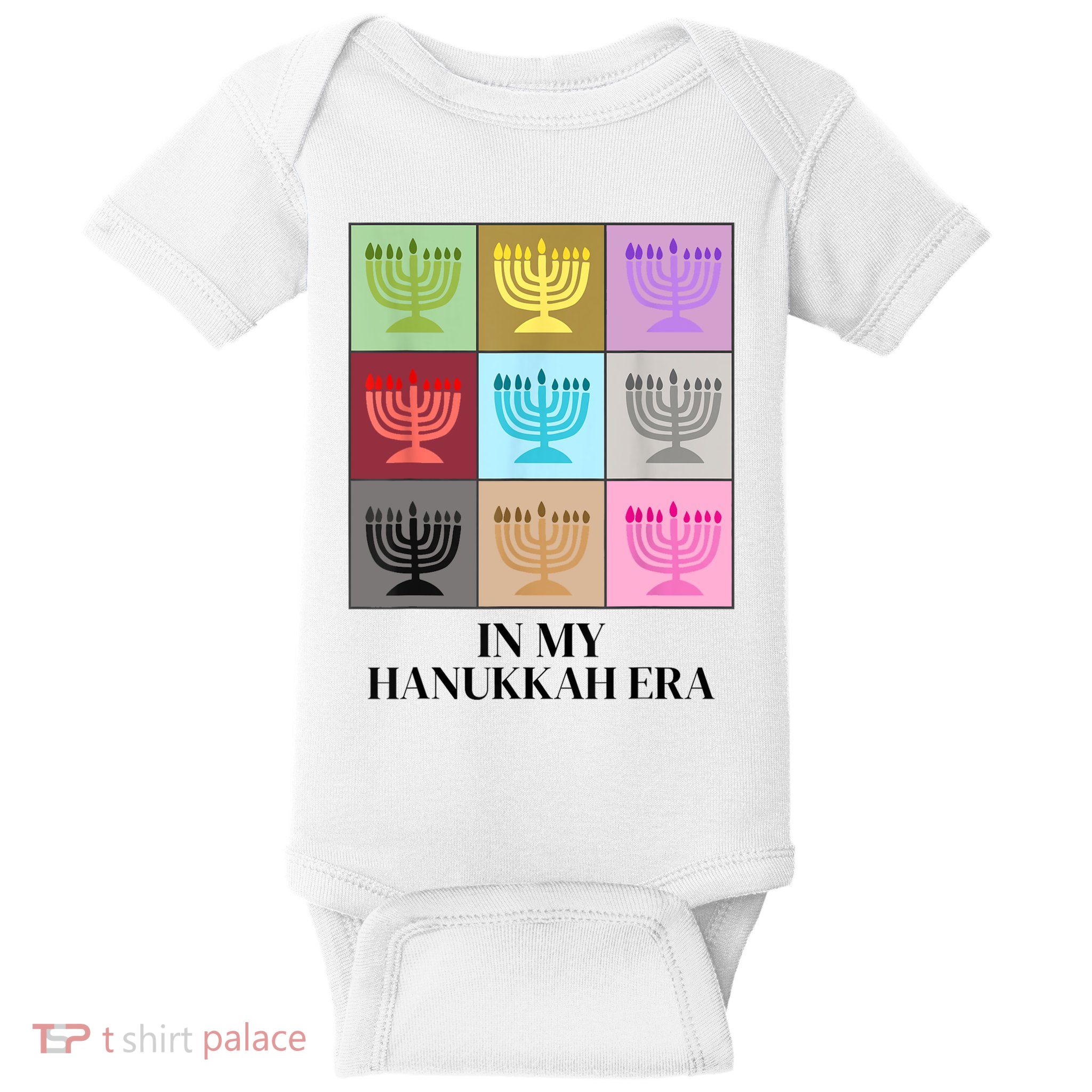 In My Hanukkah Era Ugly Jewish Xmas Funny Christmas Hanukkah Baby Bodysuit