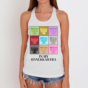 In My Hanukkah Era Ugly Jewish Xmas Funny Christmas Hanukkah Women's Knotted Racerback Tank