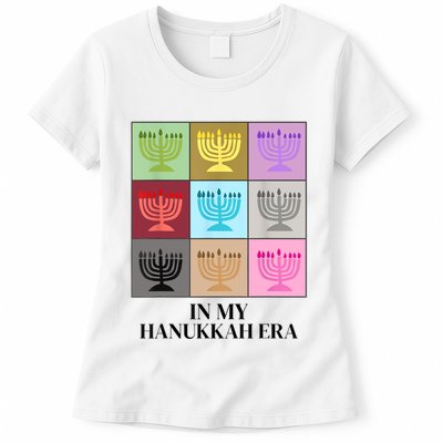 In My Hanukkah Era Ugly Jewish Xmas Funny Christmas Hanukkah Womens T-Shirt