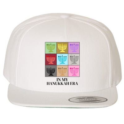 In My Hanukkah Era Ugly Jewish Xmas Funny Christmas Hanukkah Wool Snapback Cap