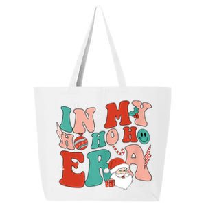 In My Ho Ho Ho Era Santa Claus Xmas Groovy Retro Christmas Cute Gift 25L Jumbo Tote