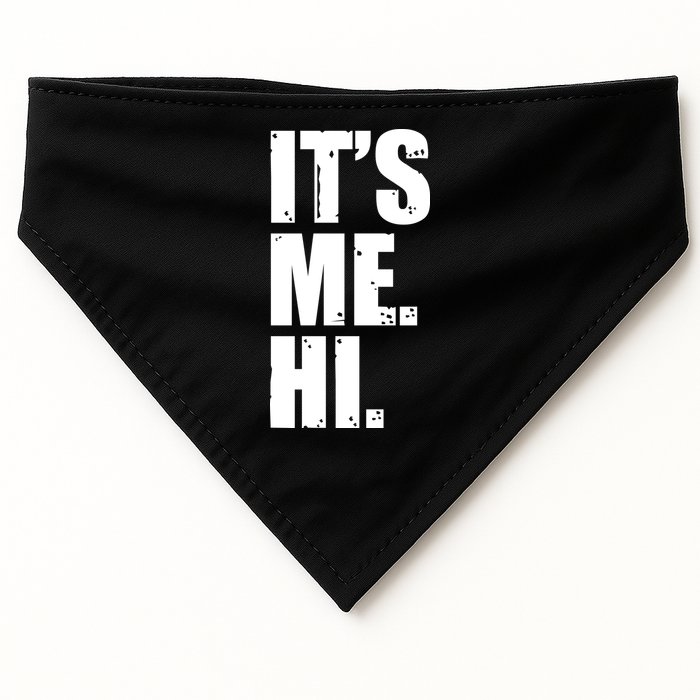 It's Me Hi USA-Made Doggie Bandana