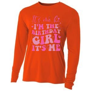 Its Me Hi IM The Birthday Girl Its Me Birthday Party Cooling Performance Long Sleeve Crew