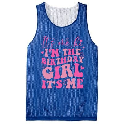 Its Me Hi IM The Birthday Girl Its Me Birthday Party Mesh Reversible Basketball Jersey Tank