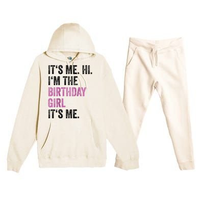 Its Me Hi Im The Birthday Premium Hooded Sweatsuit Set