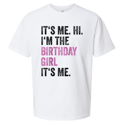 Its Me Hi Im The Birthday Sueded Cloud Jersey T-Shirt