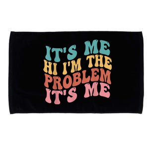 Its Me Hi I'm The Problem Its Me Groovy Retro Microfiber Hand Towel