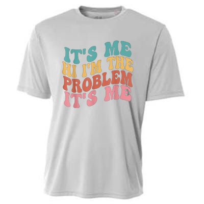 Its Me Hi I'm The Problem Its Me Groovy Retro Cooling Performance Crew T-Shirt