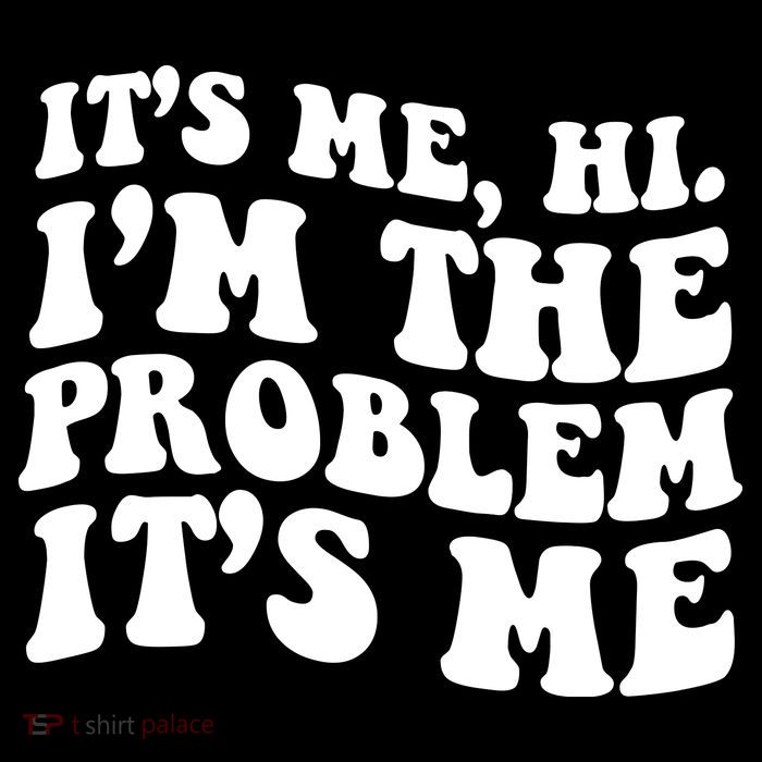 It's Me Hi I'm The Problem It's Me Funny Saying Short Acrylic Beanie