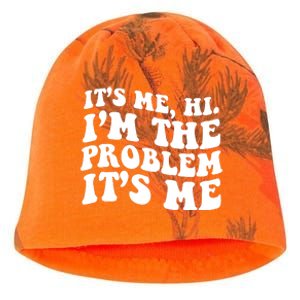 It's Me Hi I'm The Problem It's Me Funny Saying Kati - Camo Knit Beanie