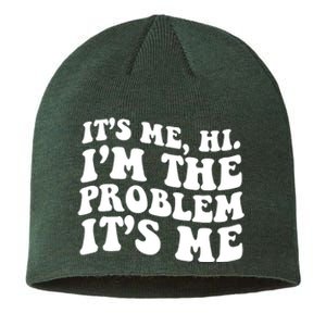 It's Me Hi I'm The Problem It's Me Funny Saying Sustainable Beanie